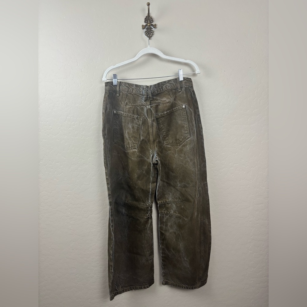 NWOT - We The‎ Free - Good Luck Coated Barrel Jeans - Picture 5 of 8